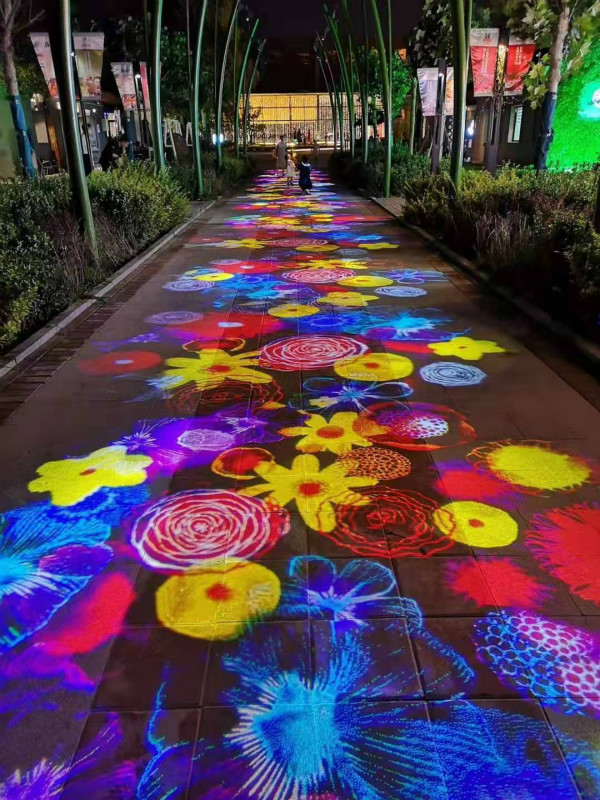 水纹灯投影效果图